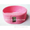 Mini Colored Rubber Bands / Pink Silicone Watche